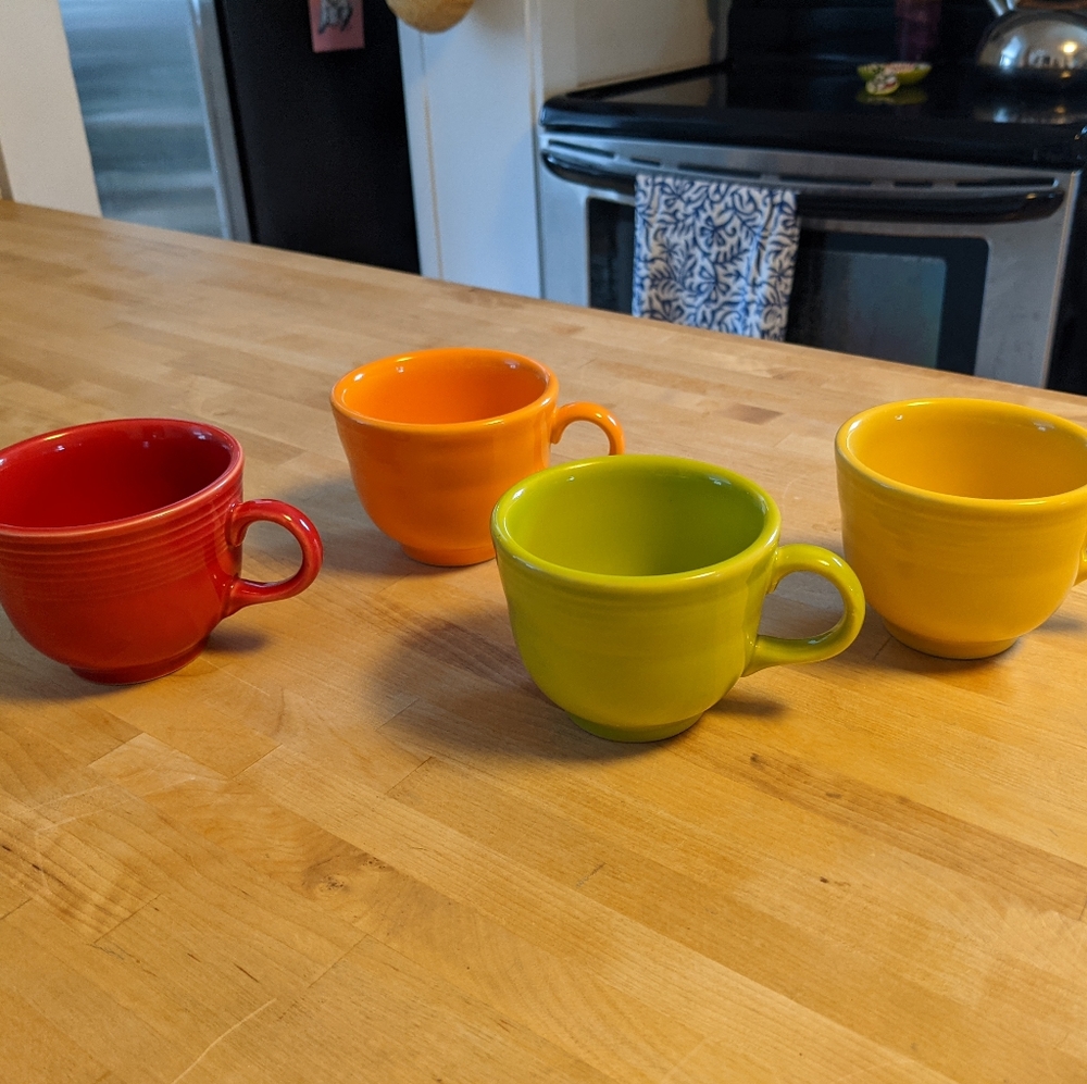 Fiestaware Tea Cups